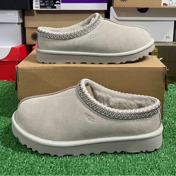 UGG Shoes New Ugg Womens Tasman Goat Slipper Size 8w Grey Sheepskin